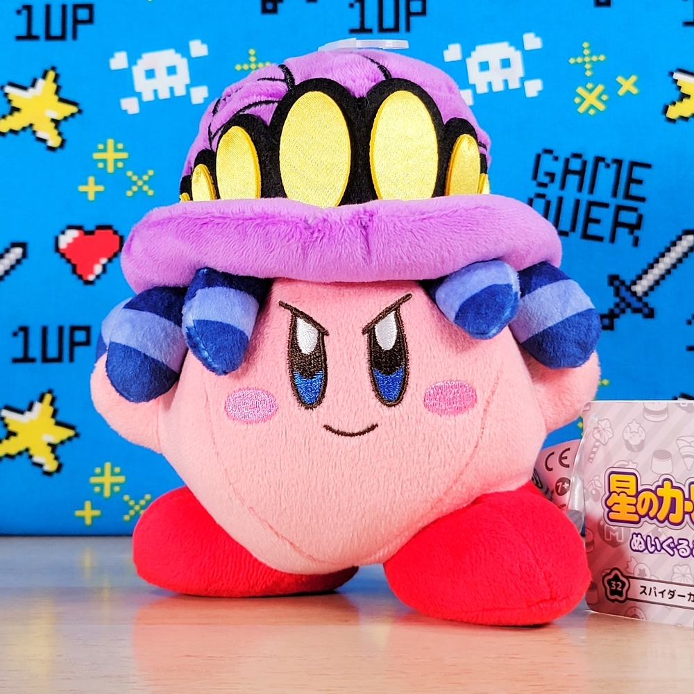 All Star Collection Spider Kirby 6" #32 Nintendo Little Buddy Plush NWT